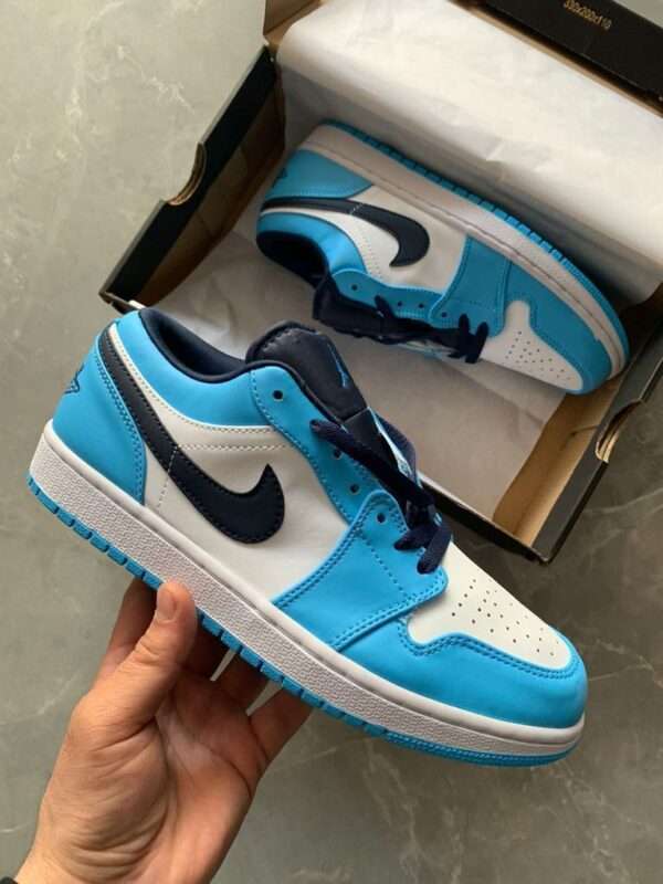 nike jorden white and blue