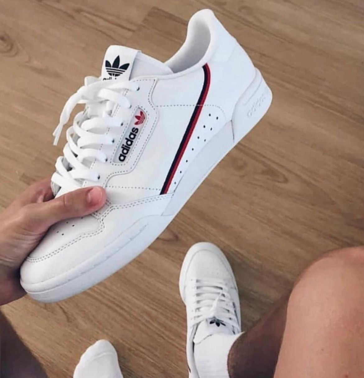 adidas | Shoes | Adidas Continental 8 Classic White Red Black Fashion  Sneaker Shoes For Kids | Poshmark