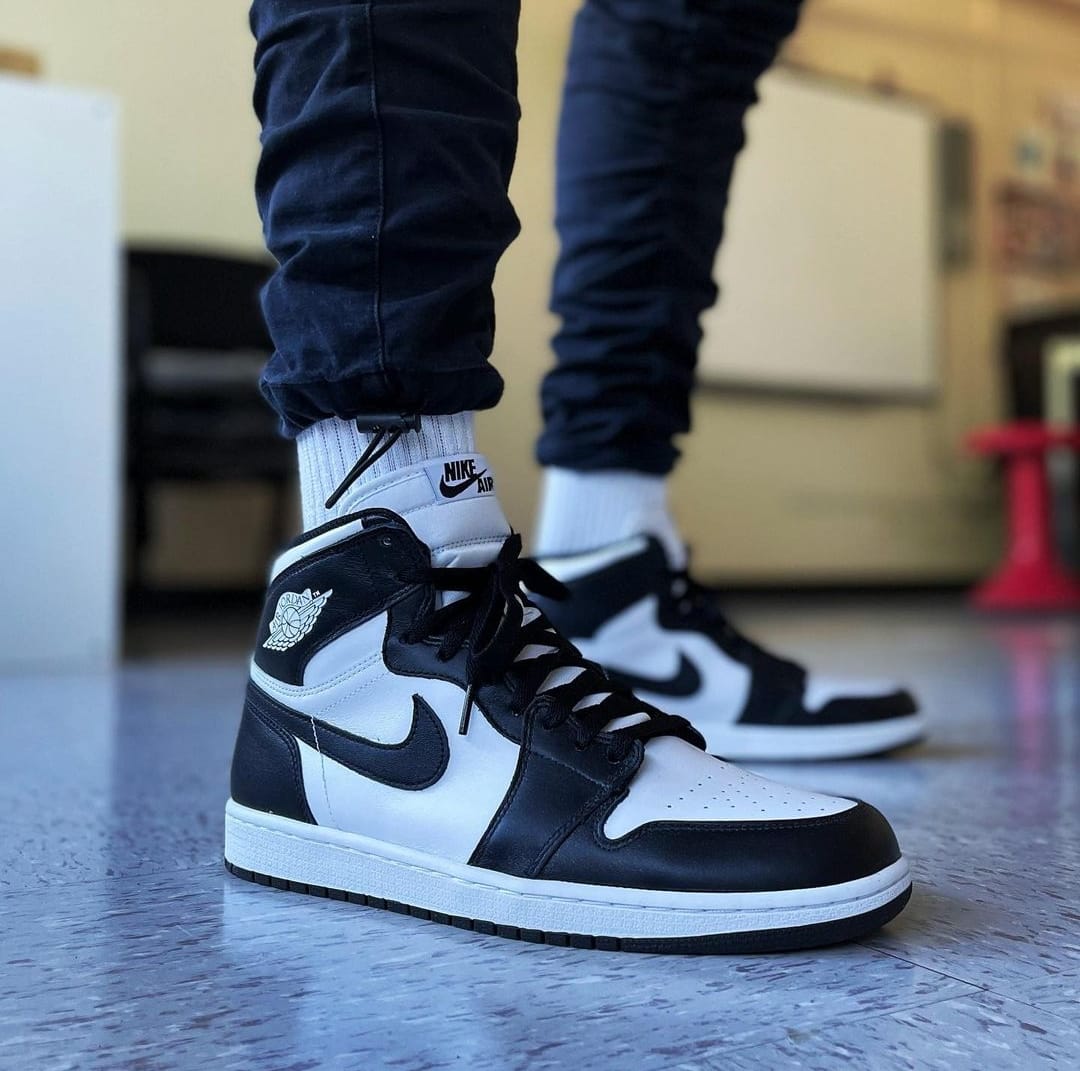 First copy air jordan 1 panda shoe with cash on delivery - shoeseller.in