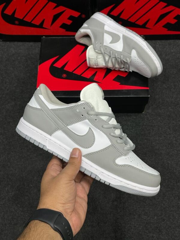 Air jordan 1 panda dunk shoes grey