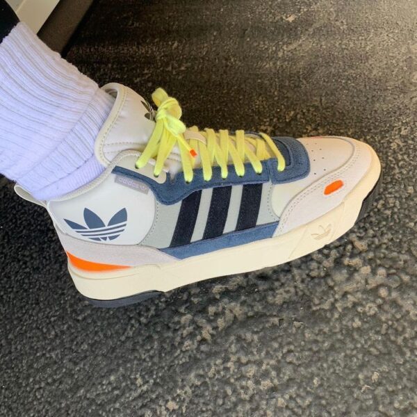 First copy Adidas Originals Post UP Cloud White Navy Blue Orange