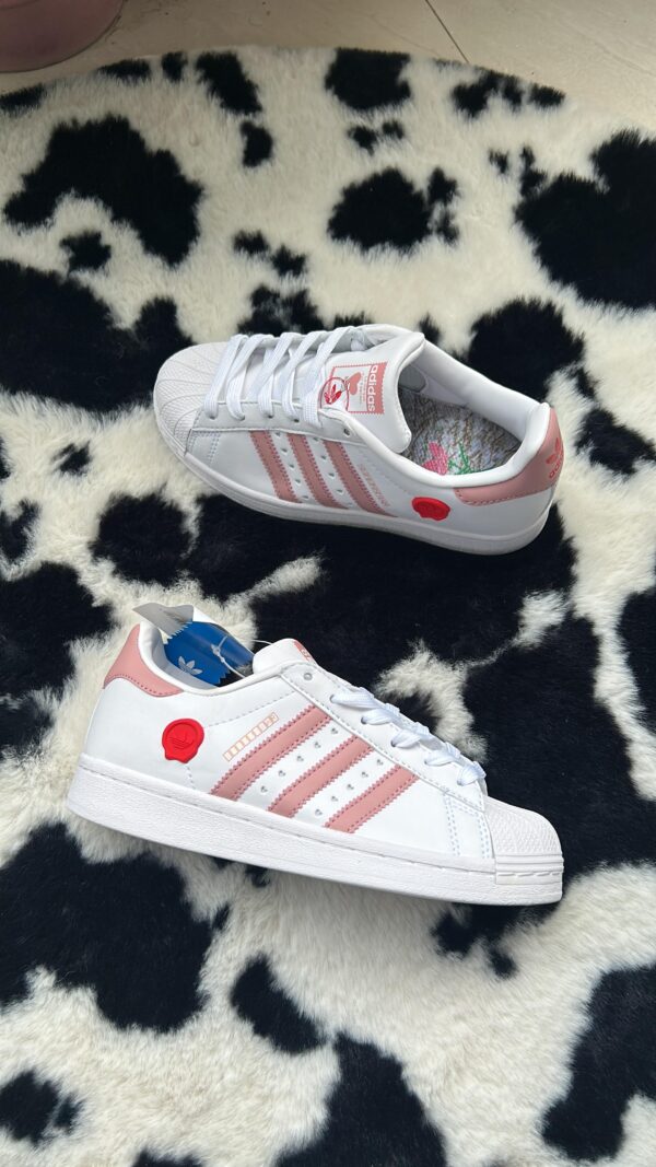 first copy adidas originals SUPERSTAR 'White Red' - Image 3