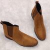 Mid Top Round Toe Chelsea Boots For Men - Image 5