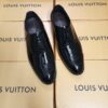 LV party ware formal black mens shoes high quality