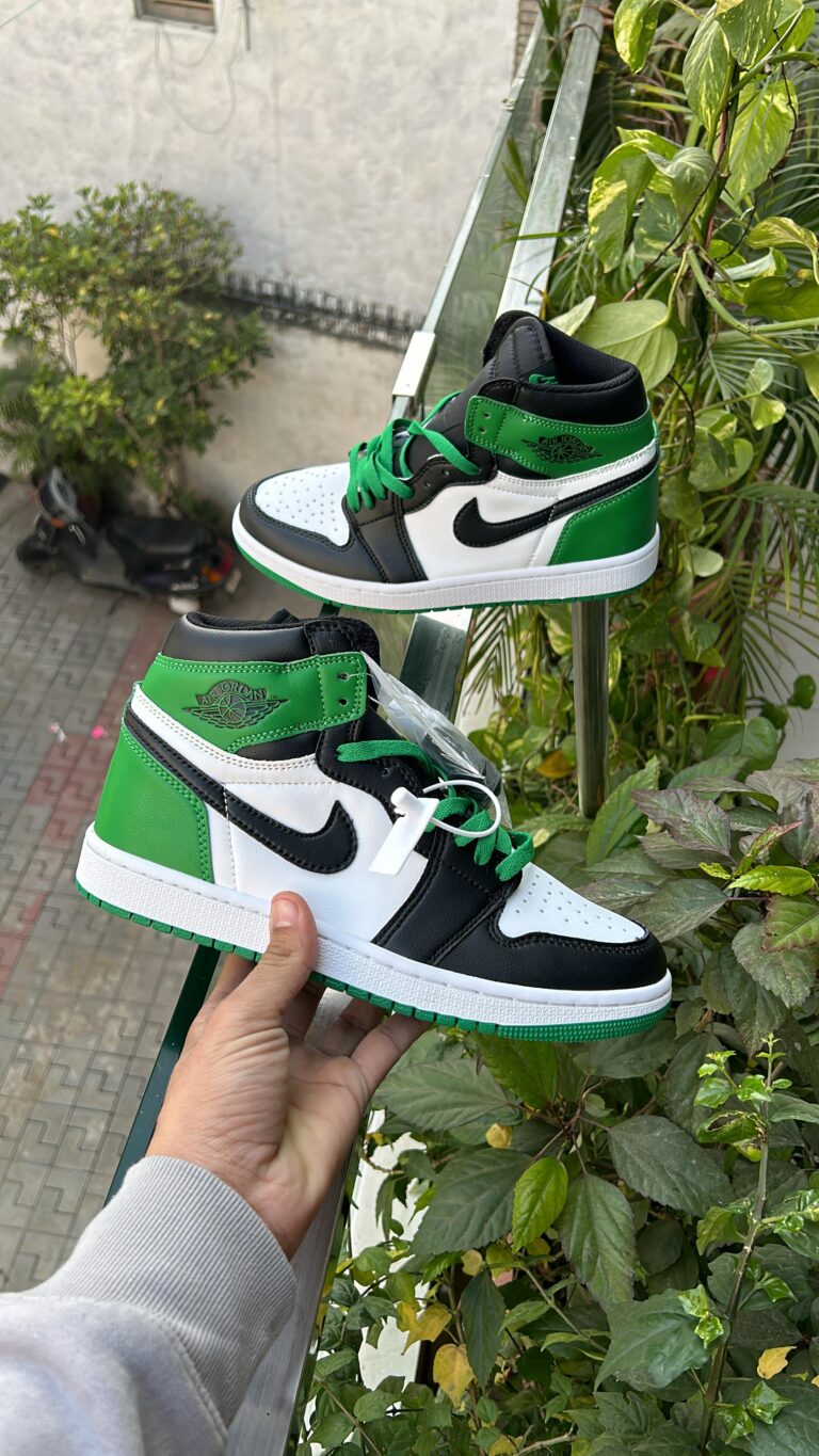 First copy Air Jordan 1 Retro High Lucky Green shoes