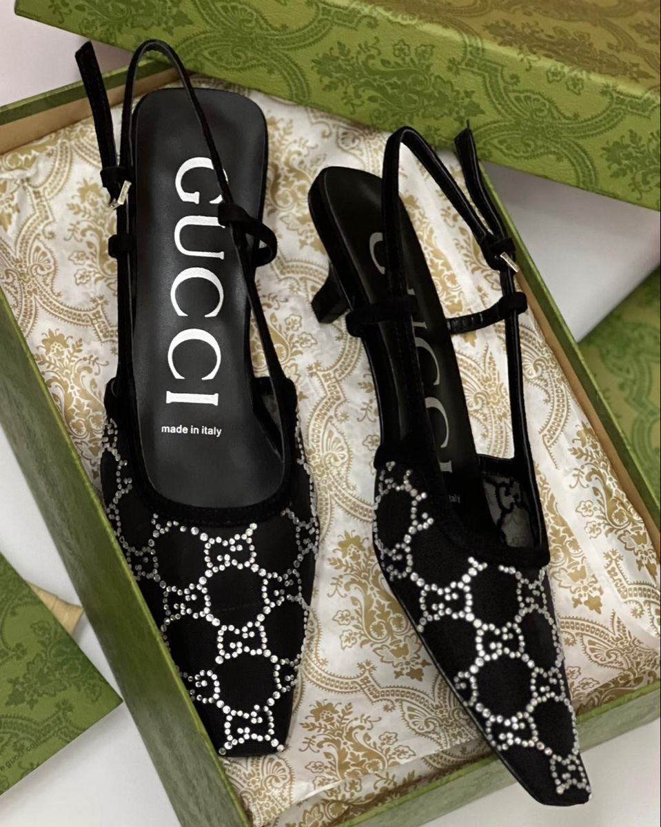 First copy gucci black sandals for women - shoeseller.in