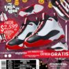 FIRST COPY JUMPMAN PRO QUICK VARSITY RED