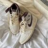 First Copy Air Jordan 1 x A Ma Maniére 'Sail and Burgundy - Image 6