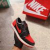 First copy Nike Jordan 1 Red toe low shoe under 2000 - Image 2