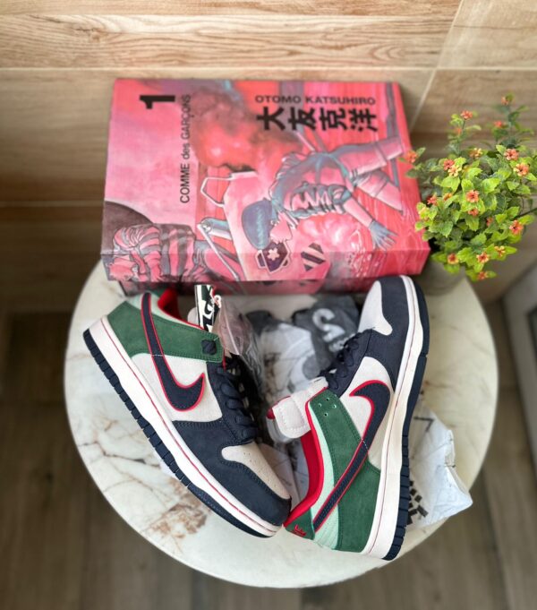 First copy Nike Otomo Katsuhiro x Dunk low green orange - Image 3