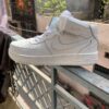 First copy Nike airforce 1 triple white mid shoe for men - Image 2