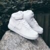 First copy Nike airforce 1 triple white mid shoe for men