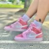 FIRST COPY AIR JORDANS RETRO 1 DIGITAL PINK  - Image 5