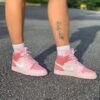 FIRST COPY AIR JORDANS RETRO 1 DIGITAL PINK  - Image 4