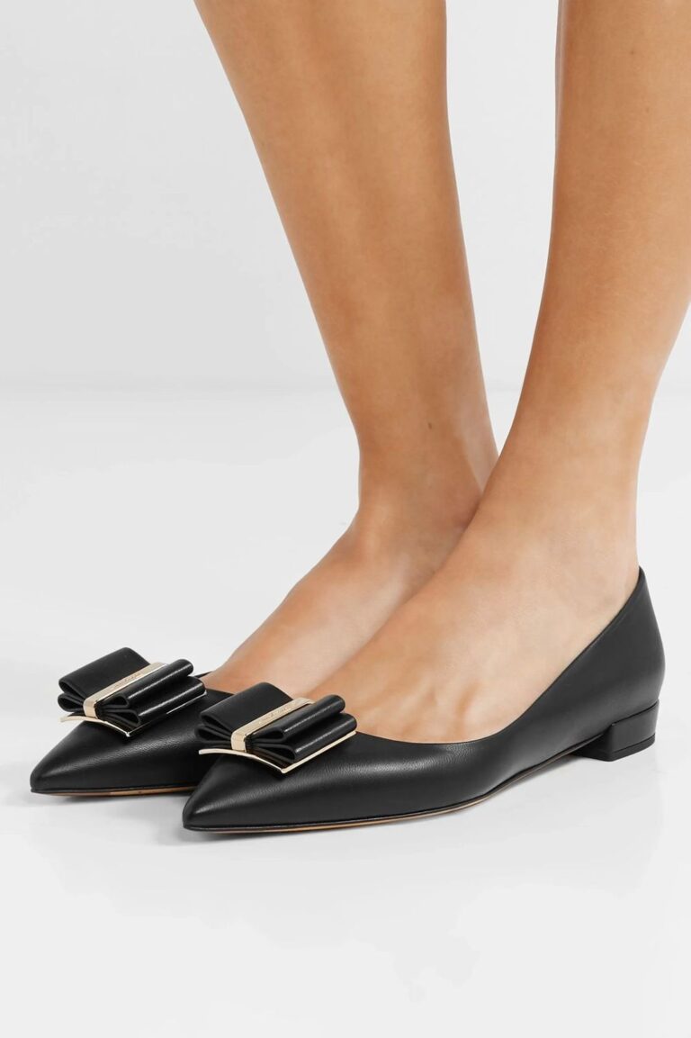 FIRST COPY FERRAGAMO BALLERINAS WITH ORIGINAL METAL FITTINGS  (2)