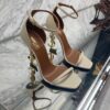 FIRST COPY YSL Opyum Saint Laurent Beige Sandals - Image 2
