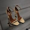 FIRST COPY YSL Opyum Saint Laurent Beige Sandals