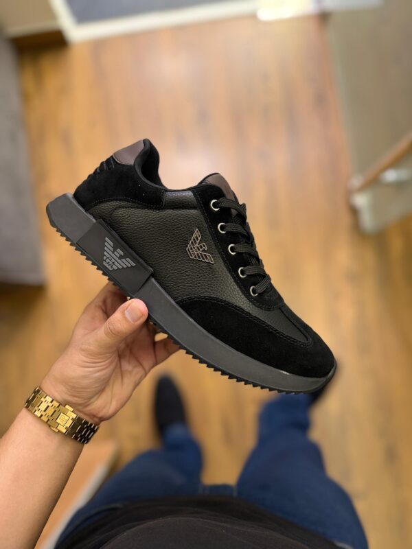 FIRST COPY Emporio Armani Black Sneaker