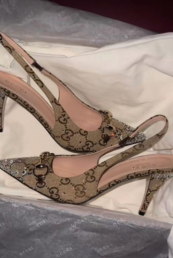 FIRST COPY Gucci Sparkle Heels - Image 3
