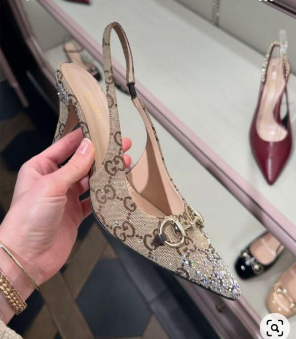 FIRST COPY Gucci Sparkle Heels - Image 4