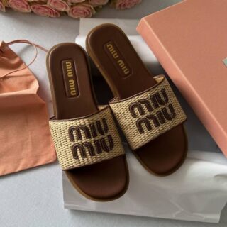 FIRST COPY Miu Miu Jute Flats