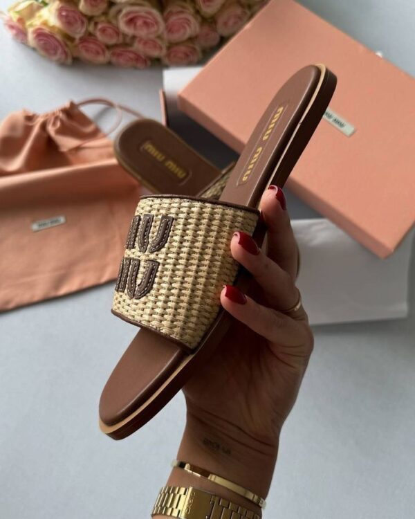 FIRST COPY Miu Miu Jute Flats - Image 2