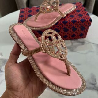 FIRST COPY Tory Burch Swarovski Flats