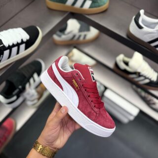 FIRST COPY  PUMA CLASSIC SUEDE RED