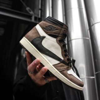 FIRST COPY NIKE AIR JORDAN 1 X TRAVIS BROWN HIGH SEMI UA