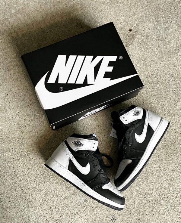FIRST COPY Nikee Air jordan 1 High Og Black White semi Ua - Image 4