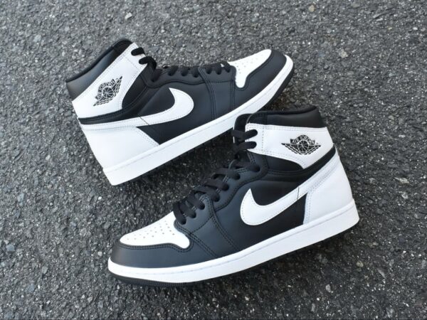 FIRST COPY Nikee Air jordan 1 High Og Black White semi Ua - Image 6