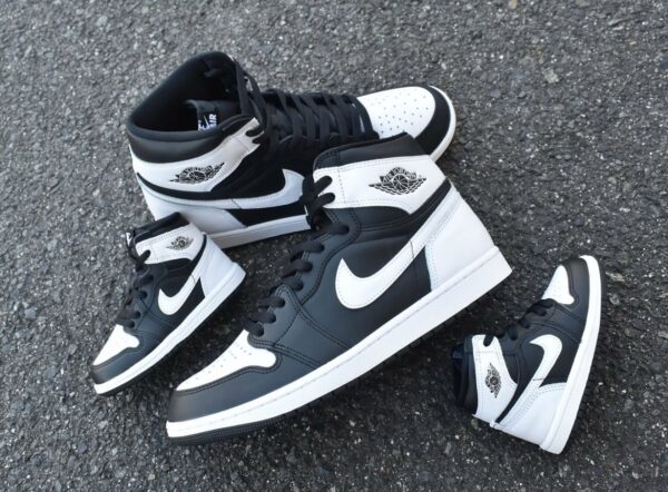 FIRST COPY Nikee Air jordan 1 High Og Black White semi Ua - Image 5