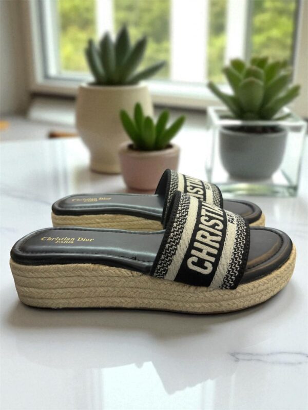 FIRST COPY CHRISTIAN DIOR PLATFORM SLIDES - Image 2