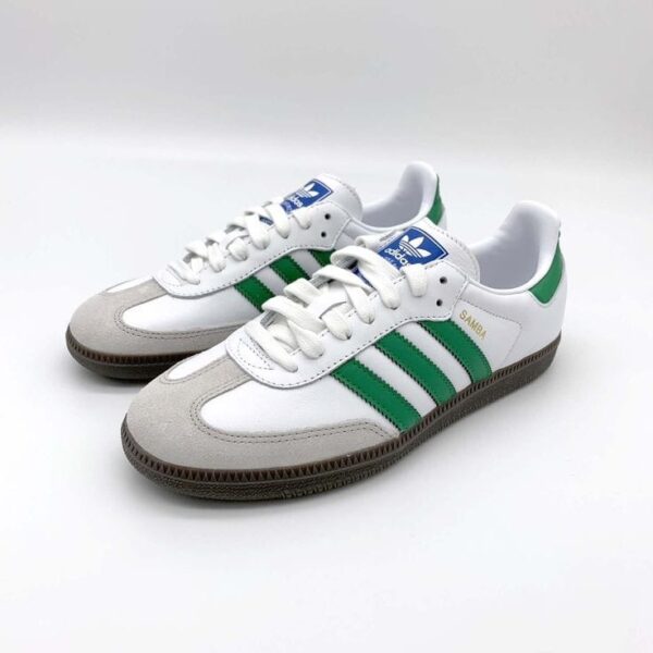 FIRST COPY Adidas Samba "White/Green"