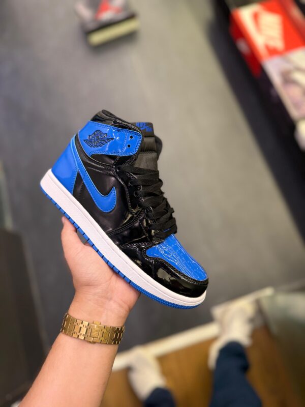 FIRST COPY AIR JORDANS RETRO 1 PATENT ROYAL BLUE - Image 2