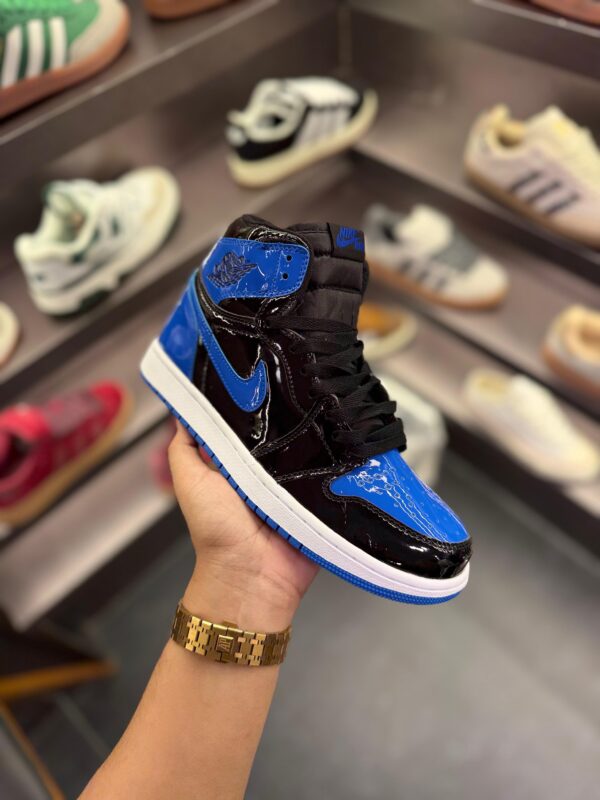 FIRST COPY AIR JORDANS RETRO 1 PATENT ROYAL BLUE - Image 3