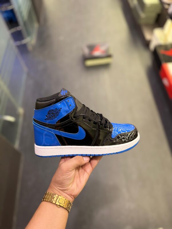 FIRST COPY AIR JORDANS RETRO 1 PATENT ROYAL BLUE