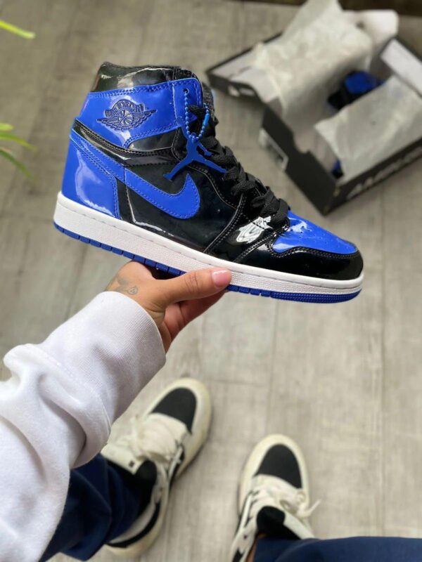 FIRST COPY AIR JORDANS RETRO 1 PATENT ROYAL BLUE - Image 7