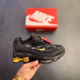 FIRST COPY NIKE SHOX 2025 – TRIPLE BLACK GOLD SUPREME