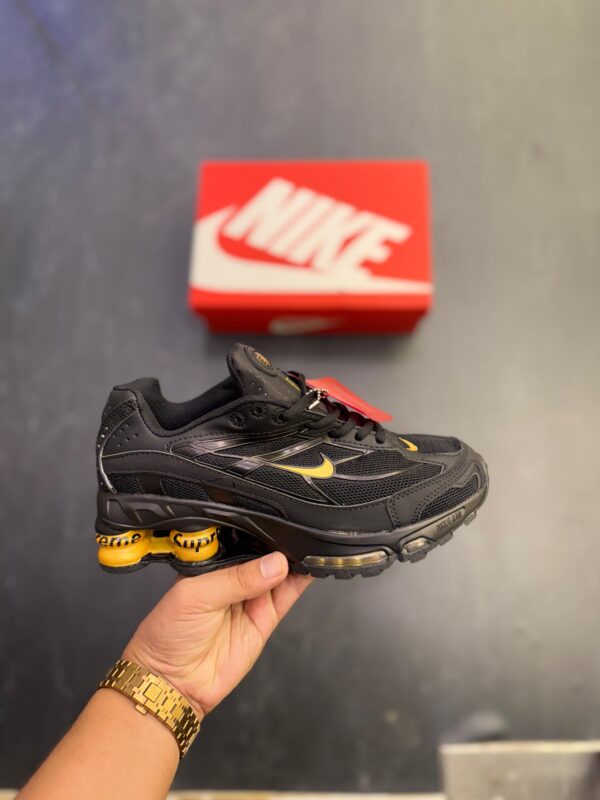 FIRST COPY NIKE SHOX 2025 – TRIPLE BLACK GOLD SUPREME