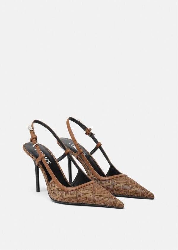 First Copy VERSACE Fabric Heels – Luxurious Elegance for Every Step