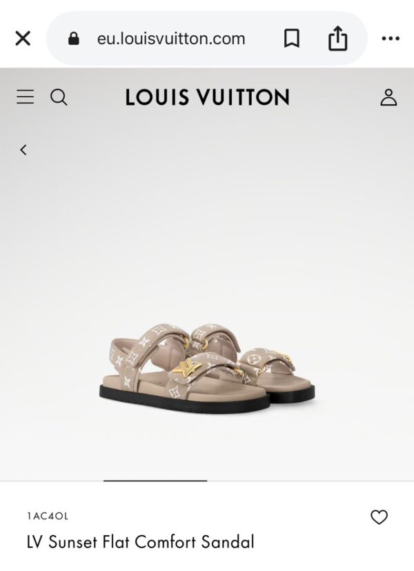 First Copy Louis Vuitton Women’s Sandals - Image 5