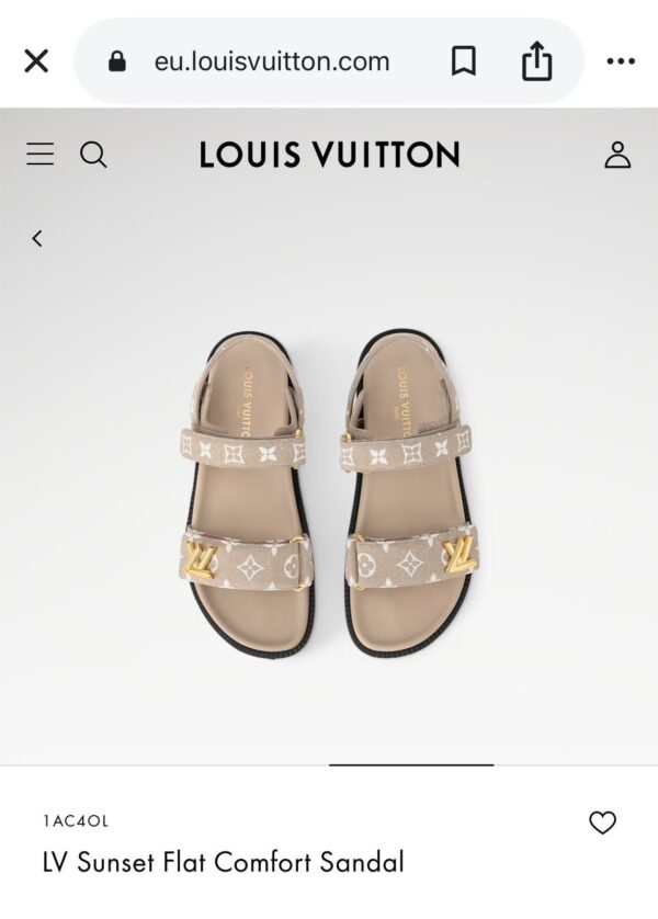 First Copy Louis Vuitton Women’s Sandals - Image 4