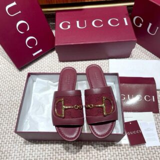 FIRST COPY GUCCI HORSE SHOE SLIDES