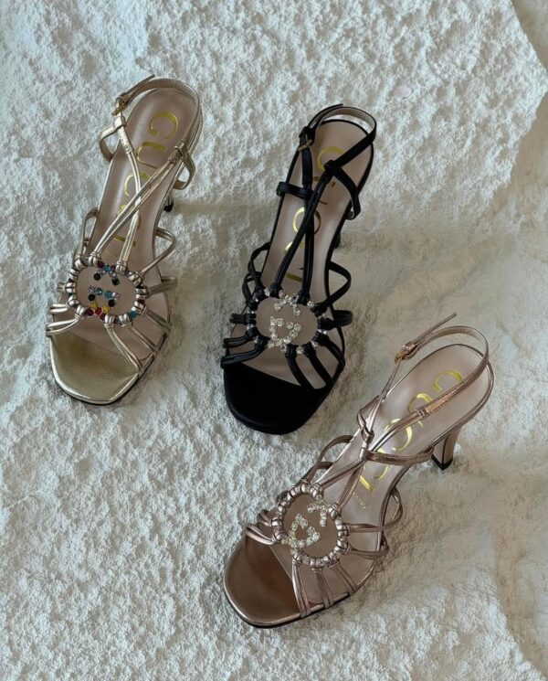 FIRST COPY GUCCI CRYSTAL HEELS – LUXURY THAT SPARKLES - Image 5