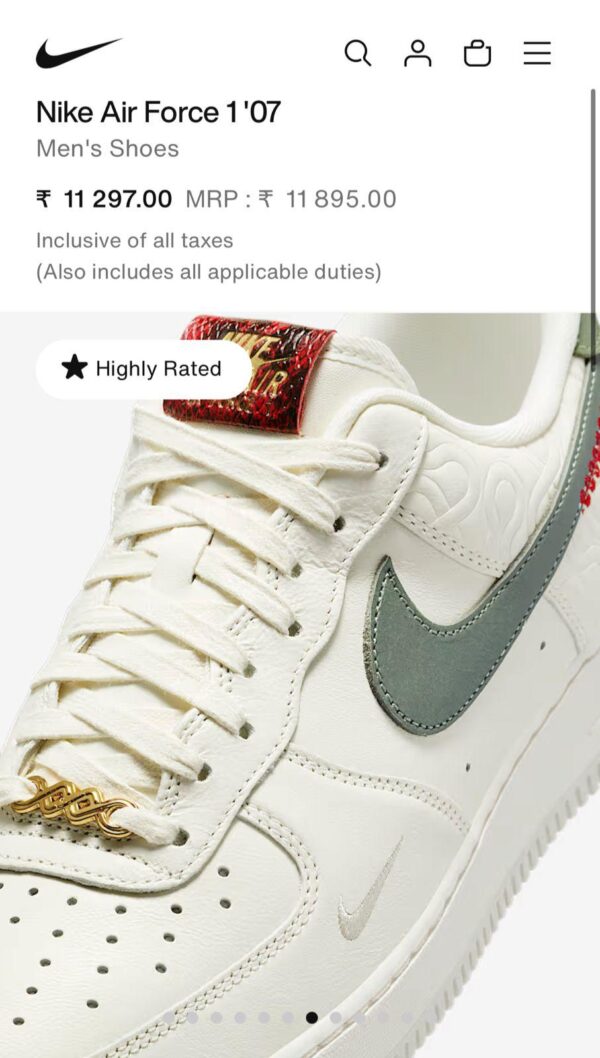 First Copy Nike Air Force 1 Lunar New Year 2025 - Image 6