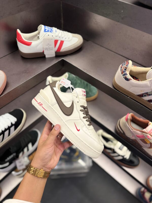 First Copy Nike Air Force 1 Ambush – Brown Swoosh Edition - Image 2