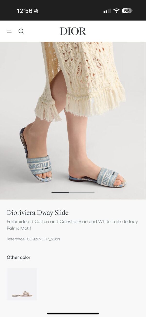 FIRST COPY Christian Dior Dway Slides - Image 3