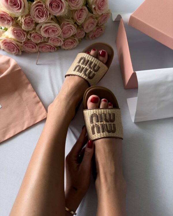 FIRST COPY Miu Miu Jute Flats - Image 4