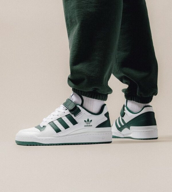 FIRST COPY Adidas Forum 84 White Green EDtn - Image 2